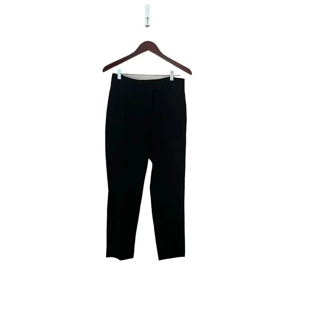 Chelsea 28 Dress Pants Women’s Black Tapered Pockets 8 Trousers